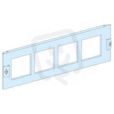 Schneider 03911 Čelní panel pro čtyři přístroje 96x96mm