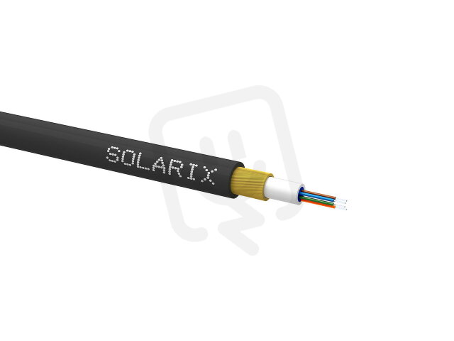 Zafukovací kabel MINI 4vl 9/125 HDPE Fca černý SXKO-MINI-4-OS-HDPE