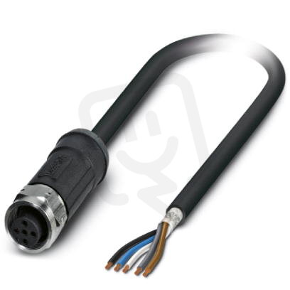 SAC-5P- 5,0-28X/M12FS SH OD Kabel senzoru/aktoru 1407267
