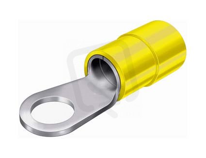 OI  6-M 4 Oko izolované, průřez 4-6mm2 / M4 / šíře 9,5mm, izolace PVC (GF-M4)