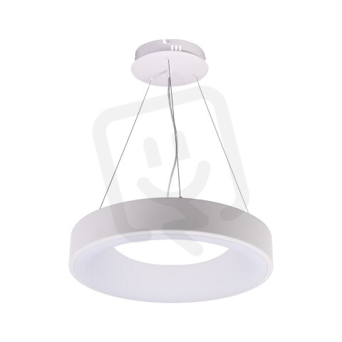 ZULU KZD60-W bílé kulaté závěsné TRIAK CCT LED svítidlo T-LED 105547
