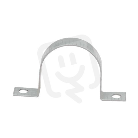 Oboustranná příchytka kovová pro ohebnou kovovou trubku pr. 18,9 mm.