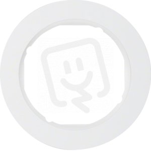 Rámeček, 1-násobný, serie R.classic, bílá lesk BERKER 10112089