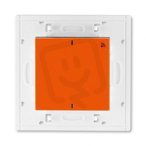 Vysílač RF nástěnný 868 MHz 3299H-A21908 66 oranžová/kouř. černá Levit ABB