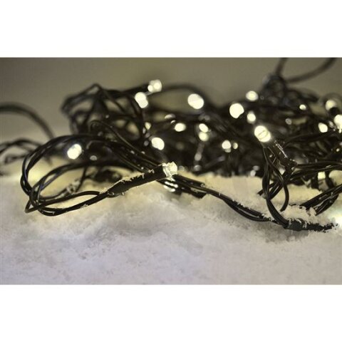 LED vánoční řetěz, 3m, 20 LED, 3 x AA, t