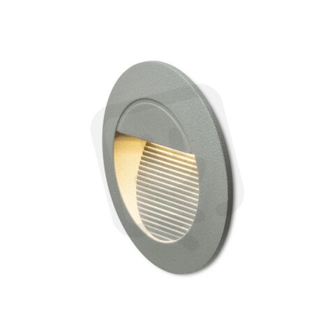 MARCO 70 zápustná stříbrnošedá 230V LED 3W IP65 3000K RENDL R14143
