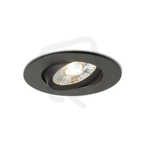 NEFRIT DIMM zápustná černá 230V LED 6W 36° 3000K RENDL R14235