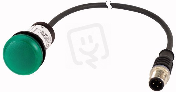 Eaton C22-L-G-24-P3 Kompaktní zapuštěná signálka, 24V AC/DC, zelená