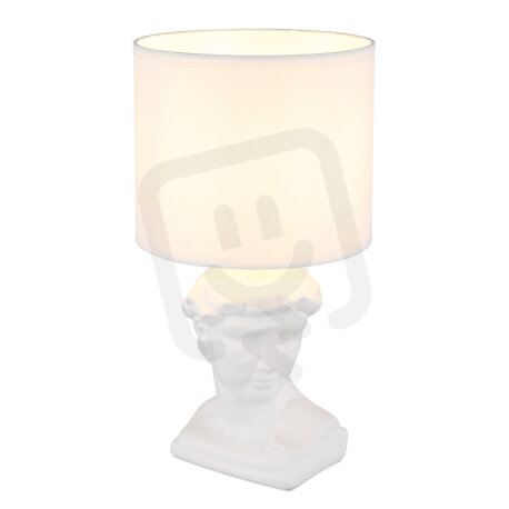 Stolní lampa HERMES bílá 1x40W E14  GLOBO 21732W