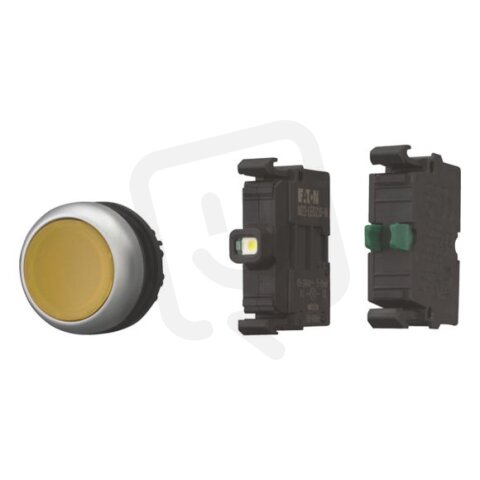 M22-DL-Y-K10LED230-BVP Tlačítko, prosvět