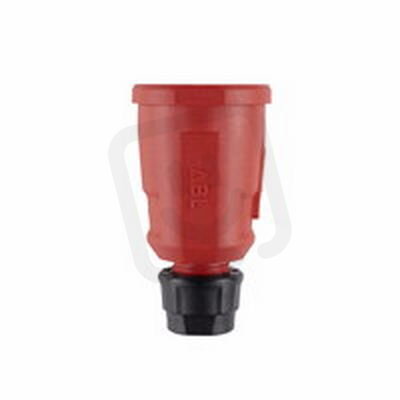 Zásuvka spojovací elamidová Schuko 3x2,5mm2 červerná IP20 ABL 100000074