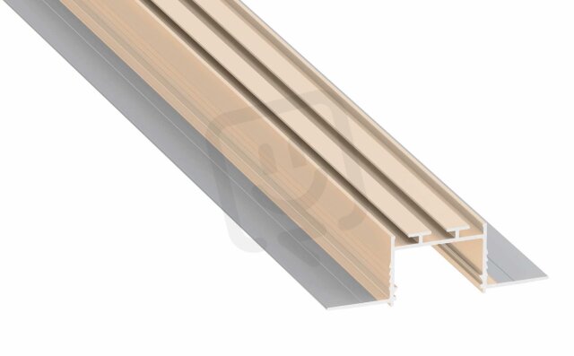 Vestavný hliníkový profil AL-PROFIL AKIN LIGHT IVORY LACQUERED 2M GXLP2129