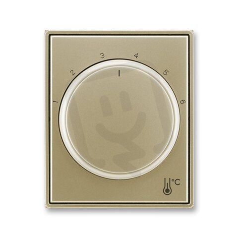 Kryt termostatu s otočným ovládáním, šampaňská ABB 3292E-A00300 33