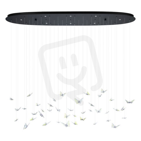 Závěsné svítidlo ADRADOS LED 35,2W IP20 černá EGLO 390436