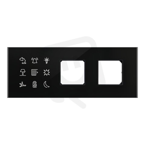 SpaceLogic Modbus 3G panel k posteli 9 tlačítkový s 2 rámečky (Dlife-BS)