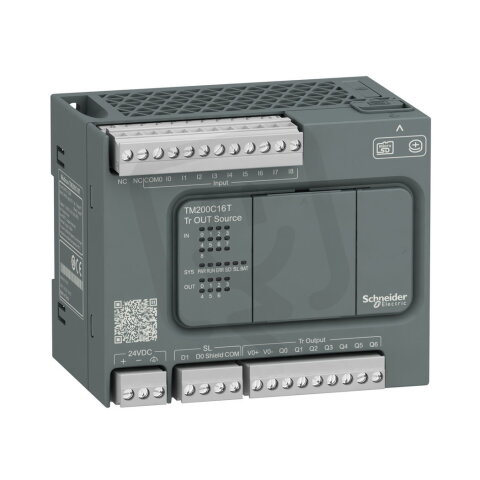 PLC Modicon M200, 24VDC, 9DI,7DO PNP, Mi