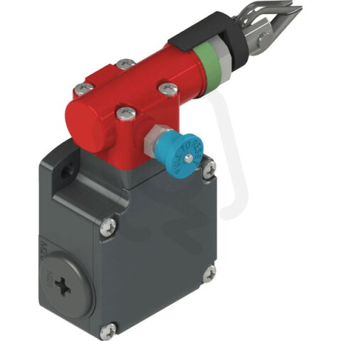 Bezpečnostní lankový spínač s resetovacím tlačítkem M20x1,5, 2NO+1NC, IP67