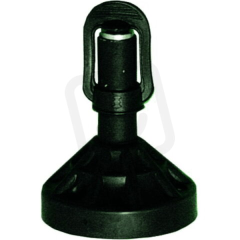 Držák s adaptérem SPINOTTO OSC černěný pozink, flexibilní základna SIRENA 83038