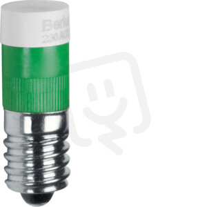 Žárovka, E10, 230V / =, 4 mA, -40 až +70 °C, příslušenství, zelená WDA2727G