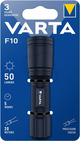 Svítilna Value Flashlight F10 , 1x AA VARTA 15670101111
