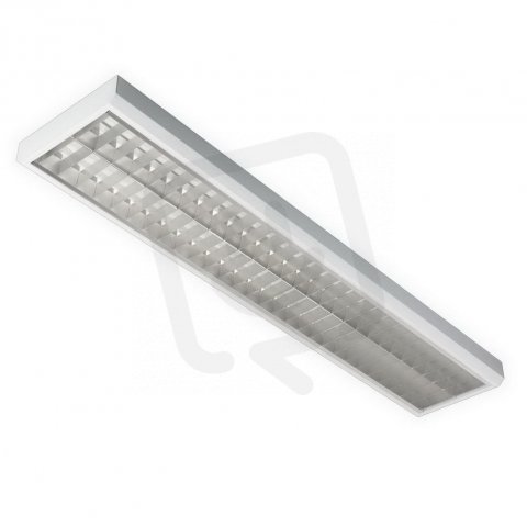 Svítidlo LLLX4000, vysoké, 2x LED 840 1258mm, mřížka MAT, přisazené