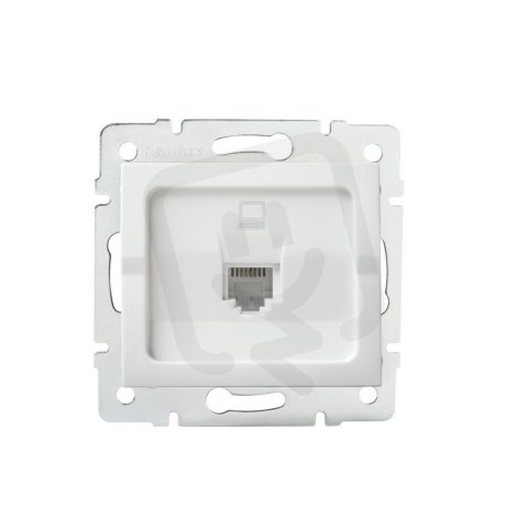 Datová zásuvka LOGI RJ45Cat 5e Jack 25108 Kanlux bílá