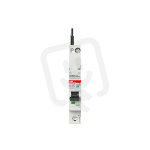 ABB DSE201 M B40 A10 kombinace jistič/chránič 1P+N 1M 10kA 40 A 10 mA B A