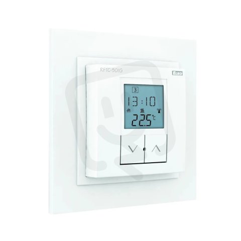 Bezdrátový regulátor teploty (bílá) KOMPLET RFTC-50/G bílá/bílá ELKO EP