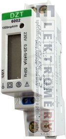 Elektroměr DZT 6002 0,25-45A CZ CEJCH, úředně ověřený E360