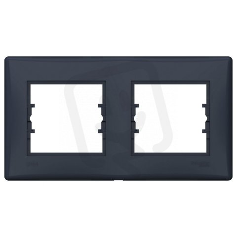 Sedna Rámeček IP44 dvojnásobný, Graphite SCHNEIDER SDN5810670