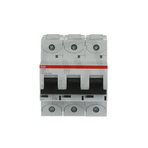 S803S-C25 jistič 3P char. C 25A s klecovou svorkou Icu 50kA ABB 2CCS863001R0254