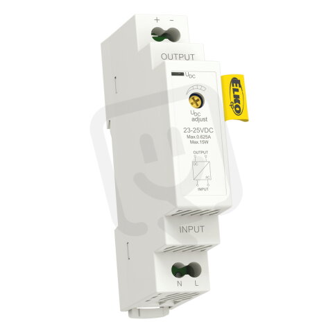Spínaný stabilizovaný napájecí zdroj PS1M-15/24V ELKO EP 8595188180481