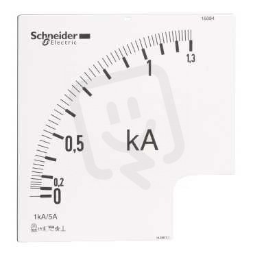 Schneider 16084 AMP 96x96 stupnice ampérmetru 1000A