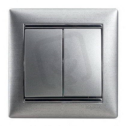 VALENA SÉRIOVÝ SPÍNAČ Č.5 HLINÍK LEGRAND 770105