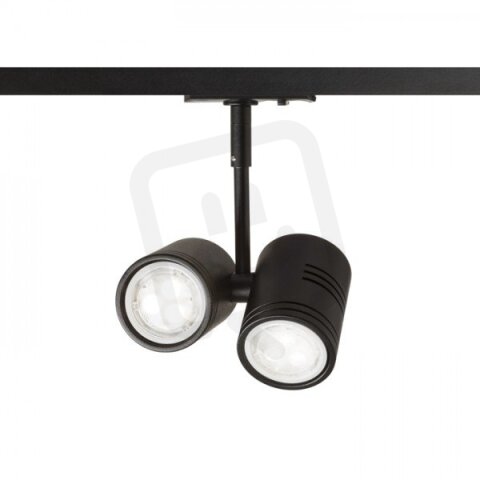 BEEBA II pro jednookr. lištu černá 230V GU10 2x35W RENDL R12316