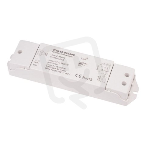 dimLED přijímač PR CCT2 2x8A T-LED 069008