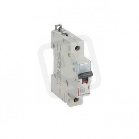 DX3 JISTIČ, 1 PÓLOVÝ, CHAR. D,40A 10000A/16KA LEGRAND 409436