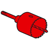 PILOVÝ VRTÁK PRŮM. 67MM, CIHLA LEGRAND 080167