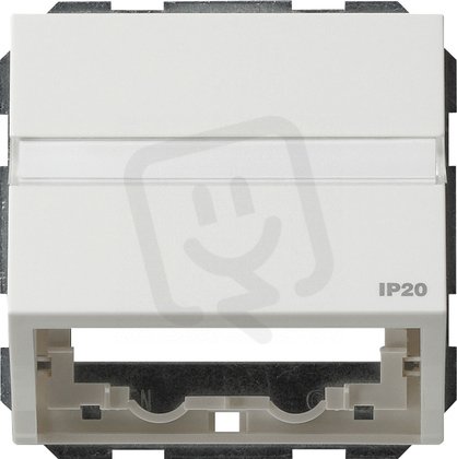 Datový vstup PP s nosným kroužkem TX_44 čistě bílá GIRA 087066