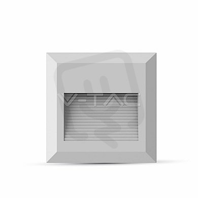 2W LED Step Light White Body Square Natural White, VT-1152 V-TAC SKU1320