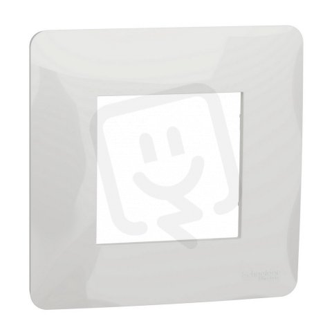 Nová Unica Studio Krycí rámeček jednonásobný, Bílý SCHNEIDER NU200218