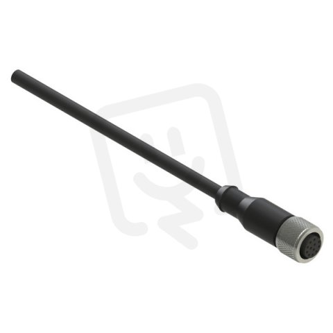 konektorový kabel, 5 pólů, PVC, přímý, 10 m, závit M12x1 PIZZATO VFCA5PD0M