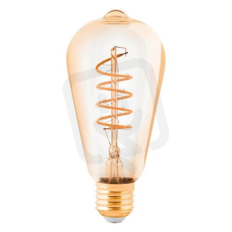 Světelný zdroj E27-LED ST64 4W 2200K jantar EGLO 110083