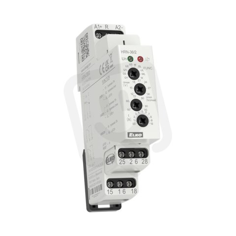 Multifunkční hlídací napěťové relé DC HRN-36/2 ELKO EP 8595188182553