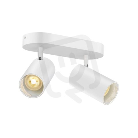 ASTO TUBE, stropní přisazené svítidlo, válcové, max. 2x 10 W, bílé SLV 1006426