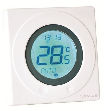 SALUS ST620 Týdenní programovatelný termostat, 0-230V, 0,2°C, 5A