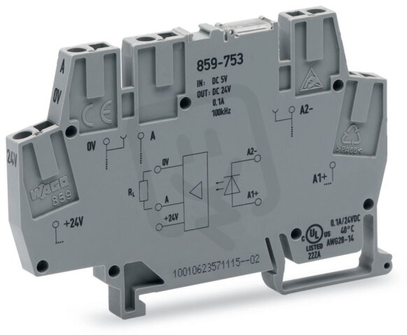 859-753 Polovodičové relé SSR DC 5 V, Še