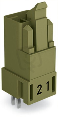 Konektor na desky plošných spojů, rovné, 2pól., světle zelená WAGO 890-872