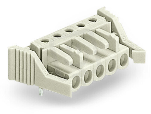 Pružinová svorkovnice THT úhlová 5 mm šedá 5pól. WAGO 722-235/039-000