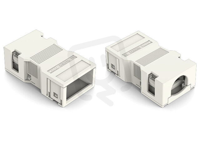 Pouzdra s odlehčením tahu 2pól. se zajišťovací sponou bílá WAGO 770-512/042-000